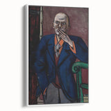 Self-Portrait Modern Wall Art – Bold Expressionist Portrait