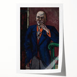 Self-Portrait Modern Wall Art – Bold Expressionist Portrait