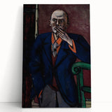 Self-Portrait Modern Wall Art – Bold Expressionist Portrait