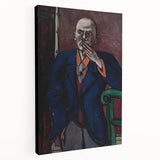 Self-Portrait Modern Wall Art – Bold Expressionist Portrait