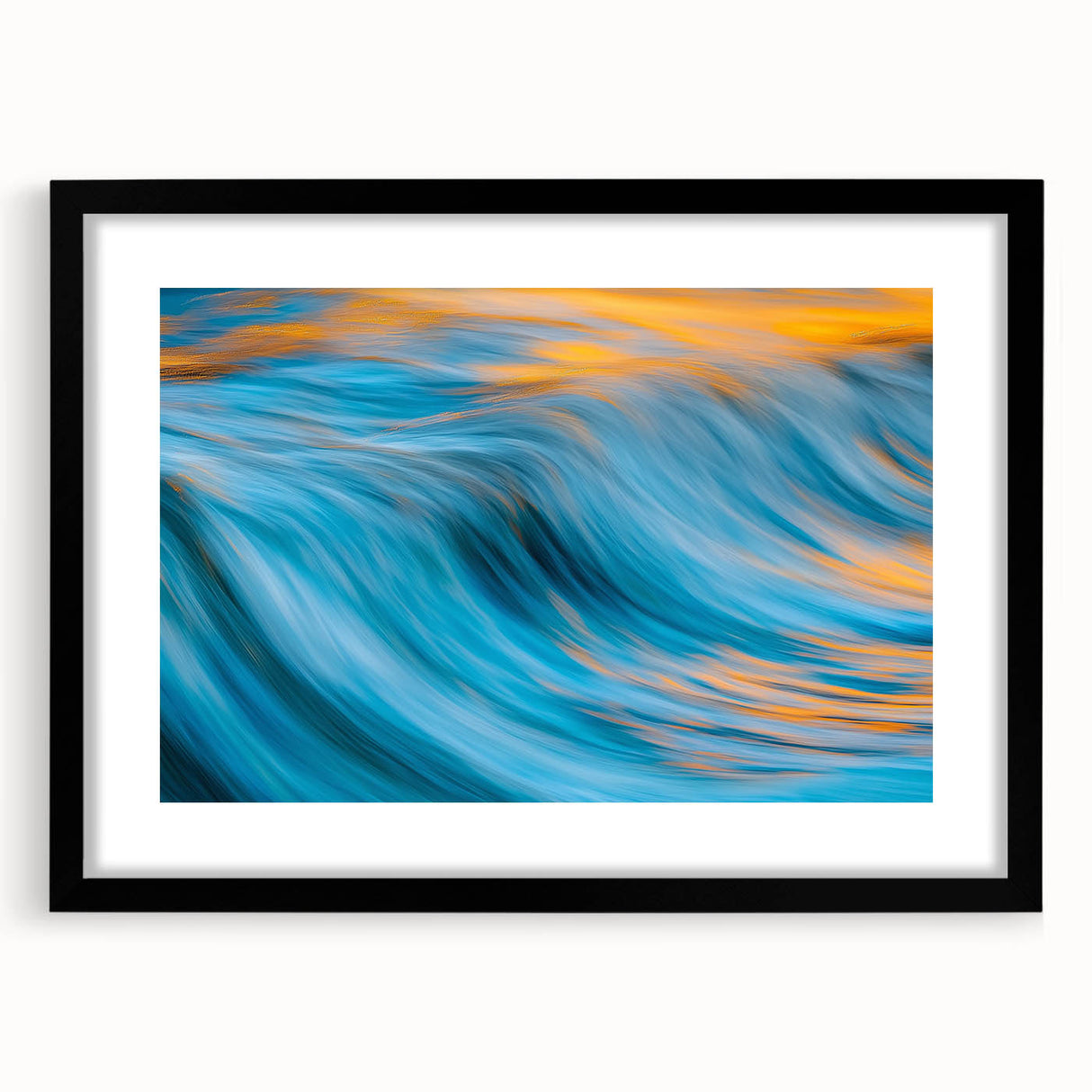 Liquid Flame – Abstract Wave Photography with Oceanic Motion Flow