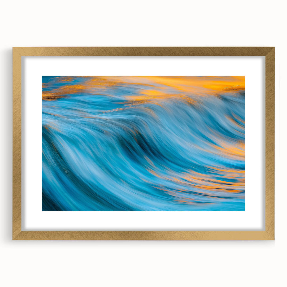 Liquid Flame – Abstract Wave Photography with Oceanic Motion Flow