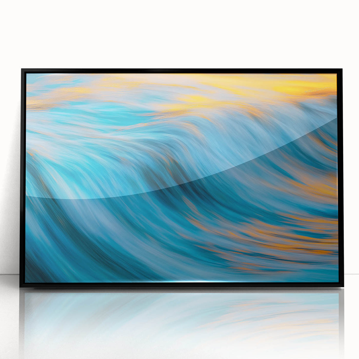 Liquid Flame – Abstract Wave Photography with Oceanic Motion Flow