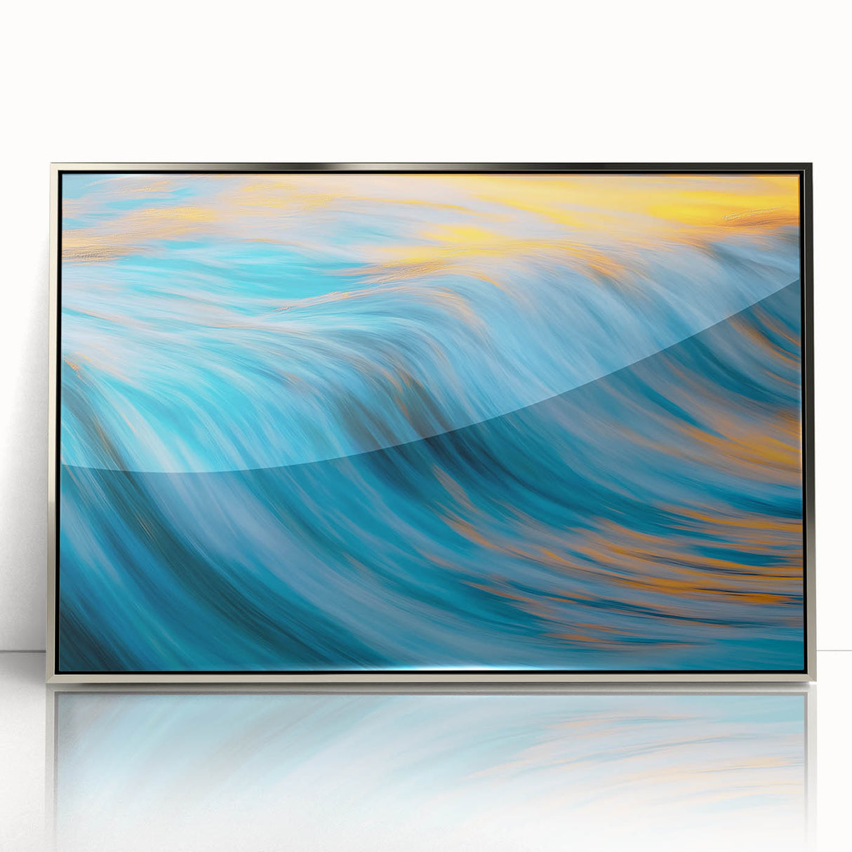 Liquid Flame – Abstract Wave Photography with Oceanic Motion Flow