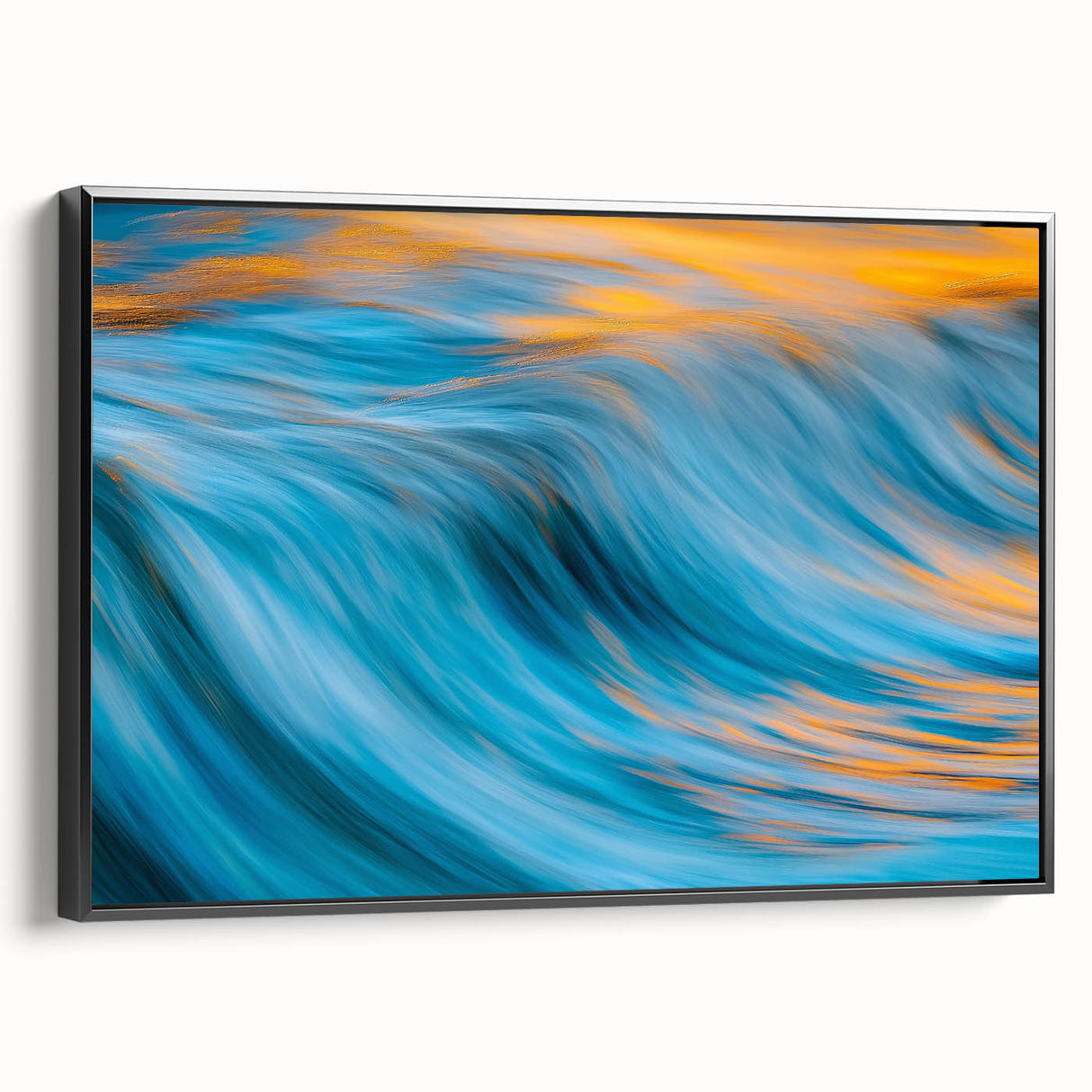 Liquid Flame – Abstract Wave Photography with Oceanic Motion Flow