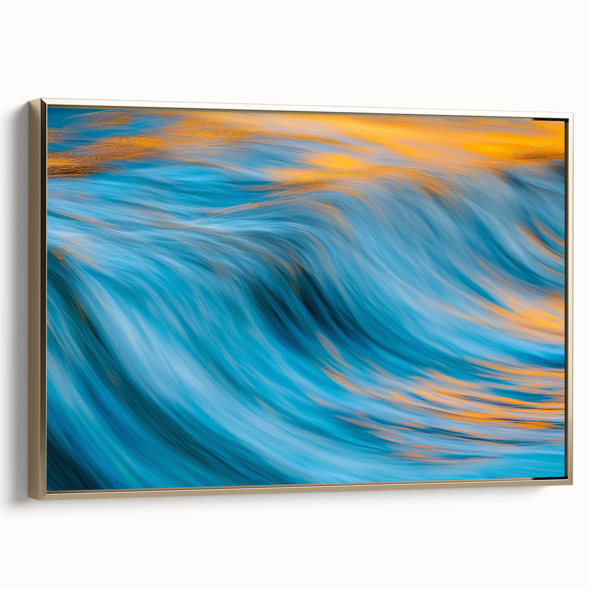 Liquid Flame – Abstract Wave Photography with Oceanic Motion Flow