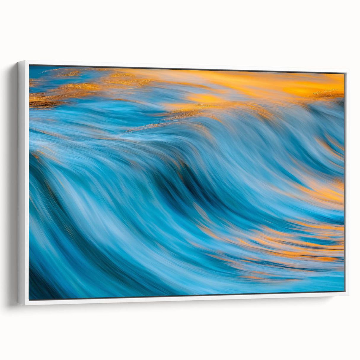 Liquid Flame – Abstract Wave Photography with Oceanic Motion Flow