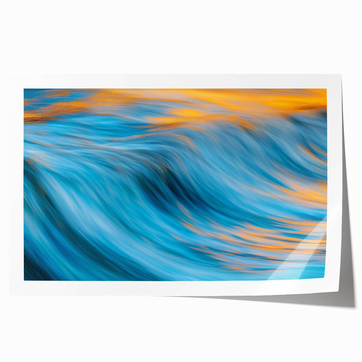 Liquid Flame – Abstract Wave Photography with Oceanic Motion Flow