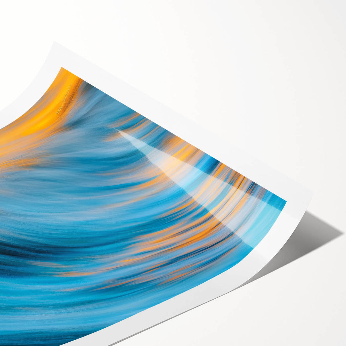 Liquid Flame – Abstract Wave Photography with Oceanic Motion Flow