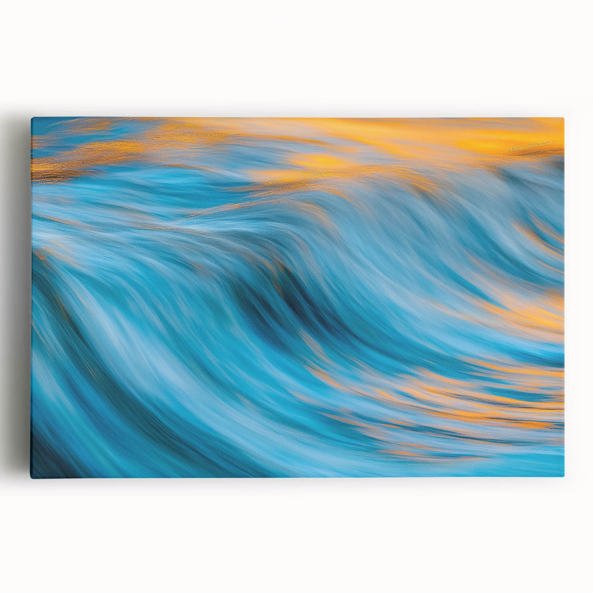 Liquid Flame – Abstract Wave Photography with Oceanic Motion Flow