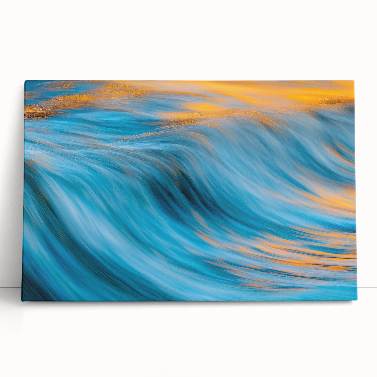Liquid Flame – Abstract Wave Photography with Oceanic Motion Flow