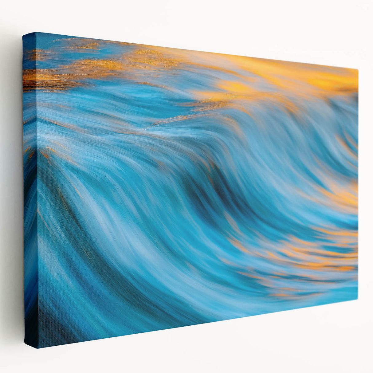 Liquid Flame – Abstract Wave Photography with Oceanic Motion Flow