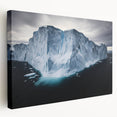 Stretched canvas artwork depicting a breathtaking landscape with cliffs and vibrant colors, showcasing the natural beauty of the outdoors, perfect for home decor.