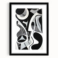 Modern Monochrome Canvas Prints – Black and White Bedroom Art
