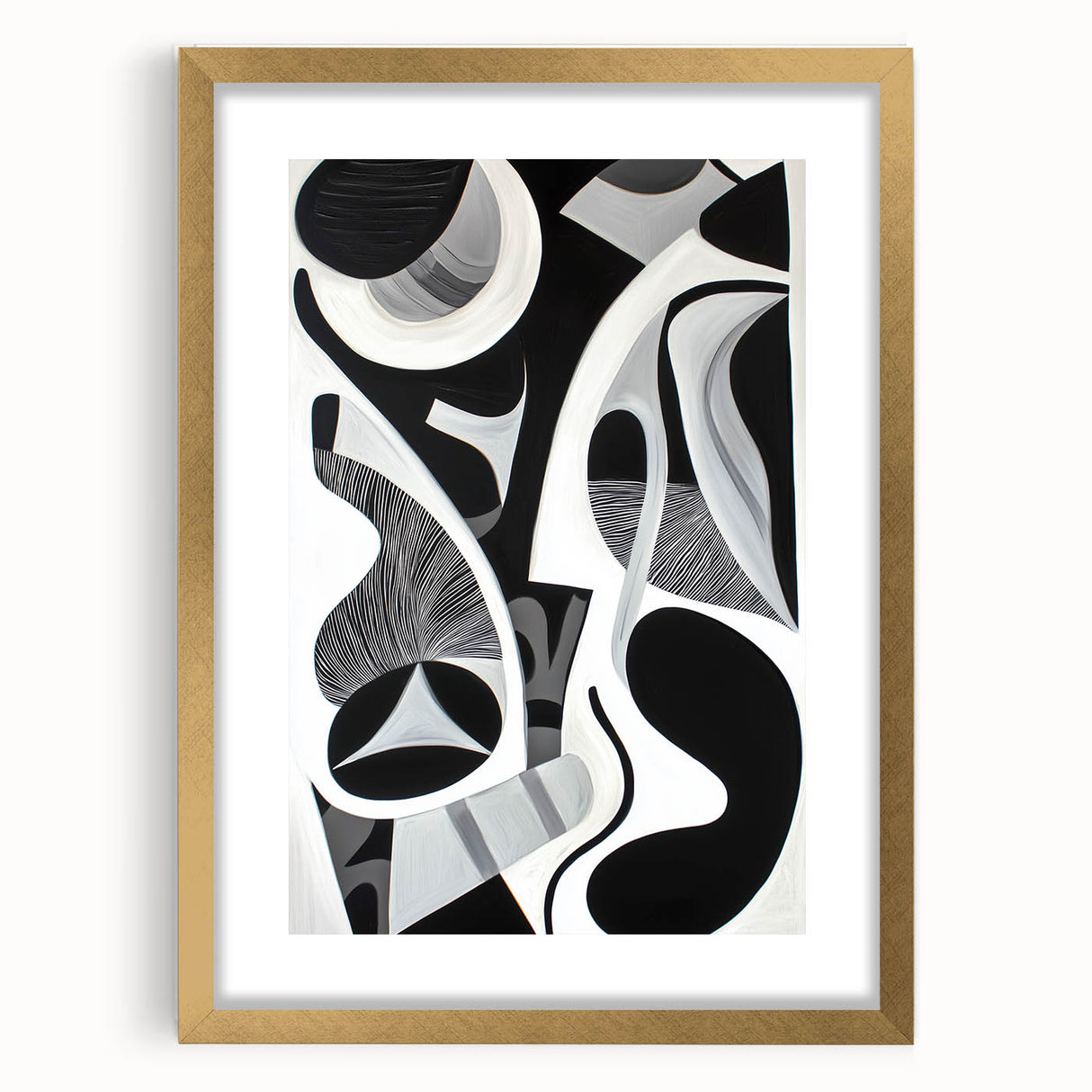 Modern Monochrome Canvas Prints – Black and White Bedroom Art