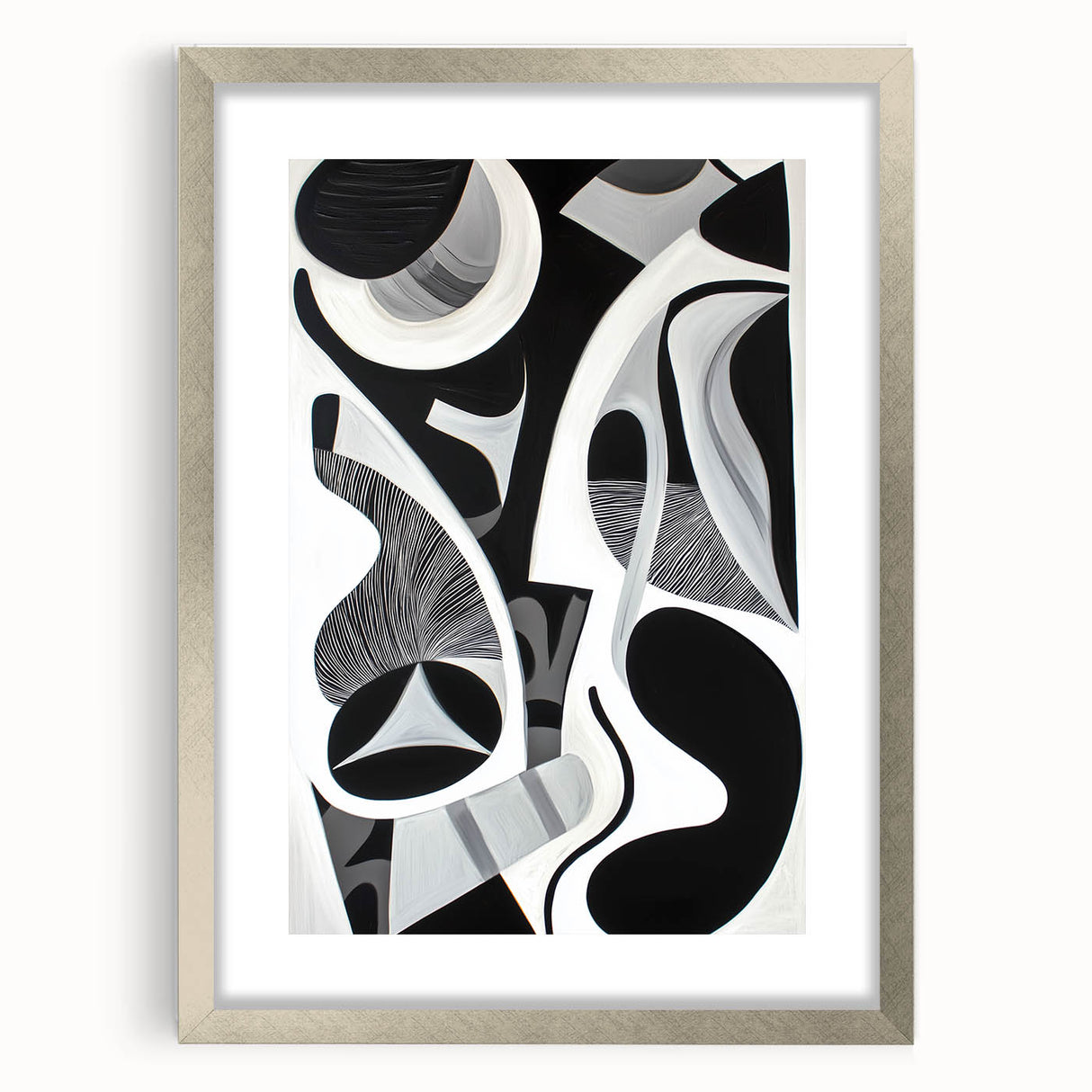 Modern Monochrome Canvas Prints – Black and White Bedroom Art