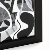 Modern Monochrome Canvas Prints – Black and White Bedroom Art