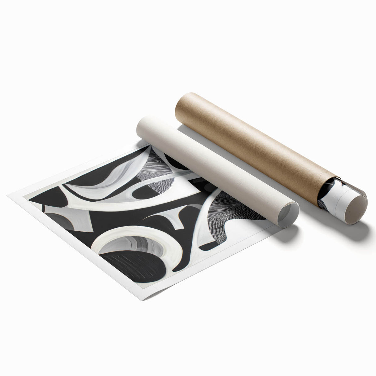 Modern Monochrome Canvas Prints – Black and White Bedroom Art