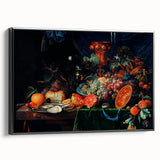 Baroque Art Print - Luxurious Still Life with Fruit and Goblets