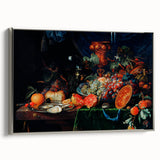 Baroque Art Print - Luxurious Still Life with Fruit and Goblets