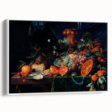Baroque Art Print - Luxurious Still Life with Fruit and Goblets