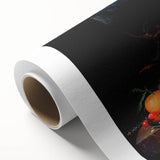 Baroque Art Print - Luxurious Still Life with Fruit and Goblets