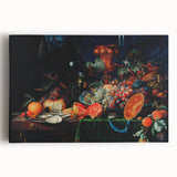 Baroque Art Print - Luxurious Still Life with Fruit and Goblets