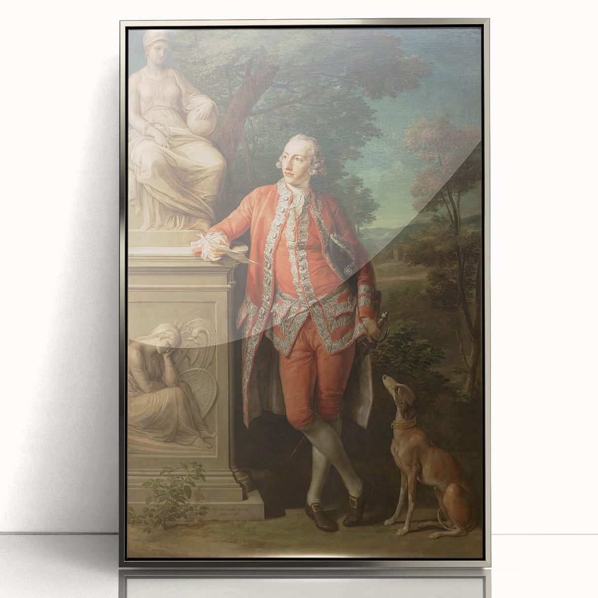 Neoclassical Art Print: Peter Beckford - Classic English Aristocrat Portrait