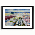 Expressionist Art: "Field in Snow" Modern Expressionism Landscape Art