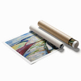 Expressionist Art: "Field in Snow" Modern Expressionism Landscape Art