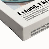 Black and white landscape art painting of various food dishes on a large stretched canvas, suitable for bedroom wall decor.