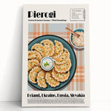 Black and white photo of assorted dishes and cutlery on stretched canvas, ideal for kitchen wall art.