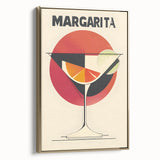 Framed canvas featuring a vintage poster art of a black landscape painting, ideal for bedroom wall decor.