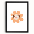 Girls Bedroom Art - Happy Daisy Kids Room Wall Decor