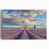 Landscape canvas art showcasing a vibrant barn scene with lush greenery, perfect for rustic home decor. Ideal for farmhouse or country-style interiors.