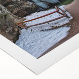 Stunning rolled canvas artwork depicting a vibrant landscape of canyons, showcasing rich earth tones and intricate details, perfect for home decor.