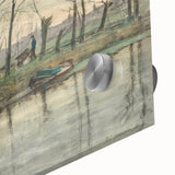 Modern Wall Art: Serene Amsterdam Landscape with Minimalist Touch