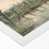 Modern Wall Art: Serene Amsterdam Landscape with Minimalist Touch