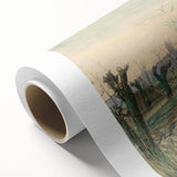 Modern Wall Art: Serene Amsterdam Landscape with Minimalist Touch