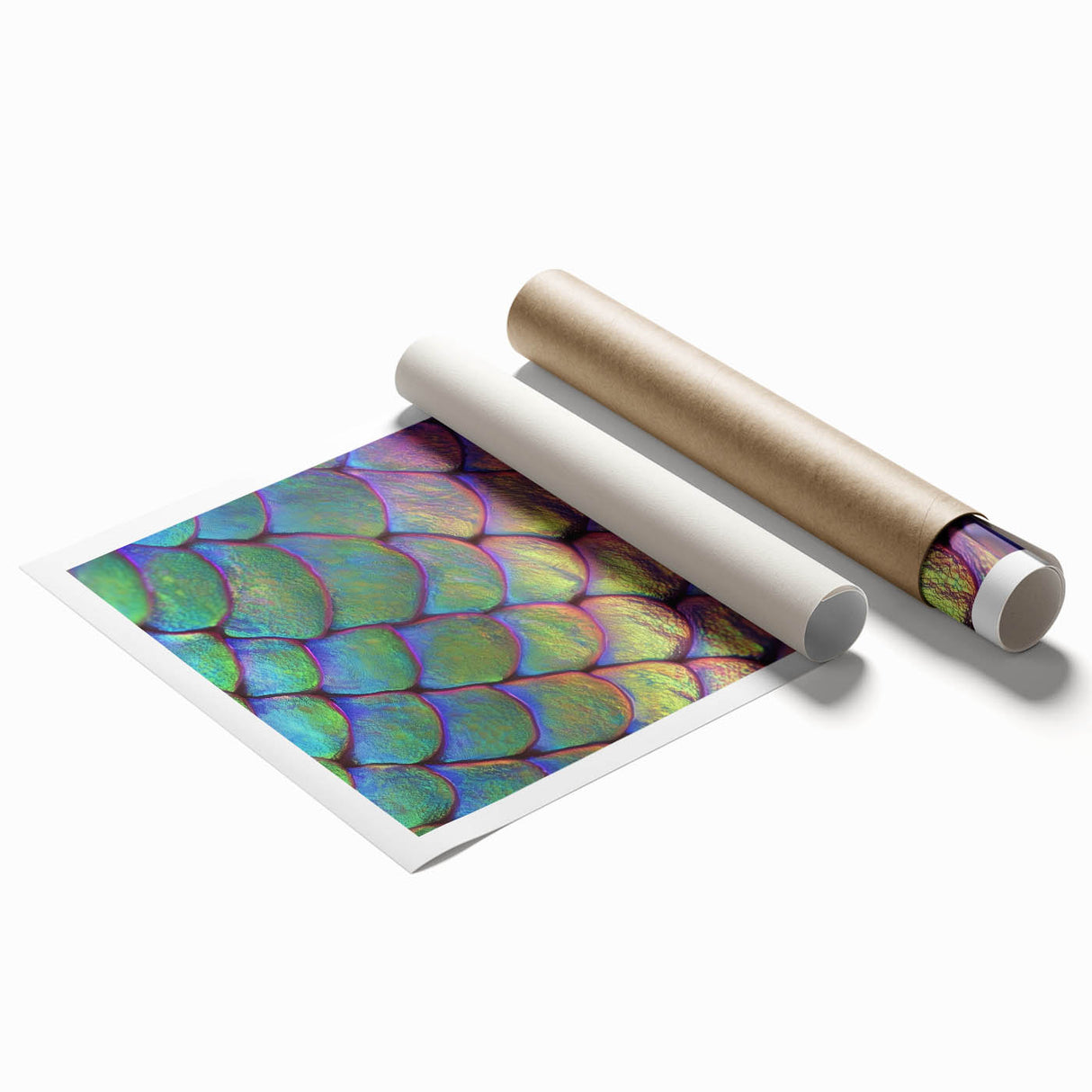 Extra large rolled print featuring close-up floral art in pastel shades, ideal for classy bathroom wall art.