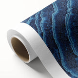 Art deco floral poster in pastel shades on rolled canvas, suitable for nursery wall art or dining room decor.