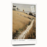 Large abstract wall art in vibrant blues and greens on acrylic glass, ideal for bedroom or dining room decor.