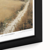 Close-up of a textured, extra large black wall art featuring colorful abstract design on framed canvas.