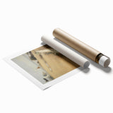 Extra large rolled print of vibrant floral art, ideal for classy bathroom wall art or large living room decor.