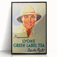 Vintage Lyons' Green Label Tea Ad | Peter the Planter Art Print