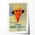 Vintage Lyons' Green Label Tea Ad | Peter the Planter Art Print