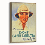 Vintage Lyons' Green Label Tea Ad | Peter the Planter Art Print