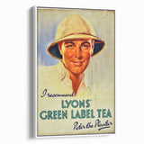 Vintage Lyons' Green Label Tea Ad | Peter the Planter Art Print