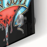 Bon Jovi Tattoo Heart Poster - Retro Music Wall Art