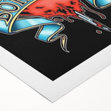 Bon Jovi Tattoo Heart Poster - Retro Music Wall Art